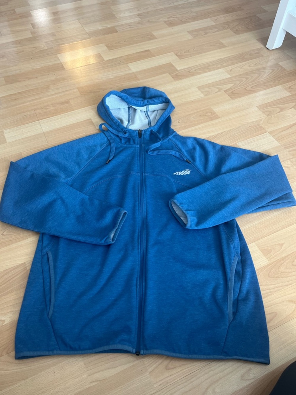 Avia Men's Hooded Full-Zip Jacket in Deep Blue
